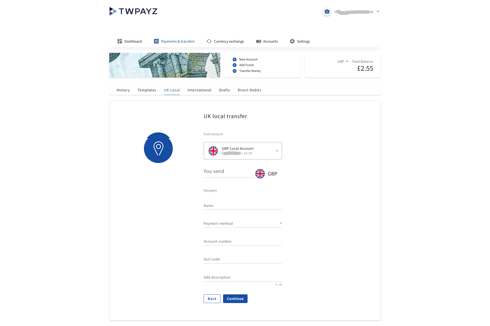 payments local